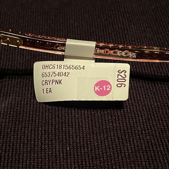 Coach Rose Gold Eyeglasses Demo HC6181 Size 54 - Picture 2 of 3